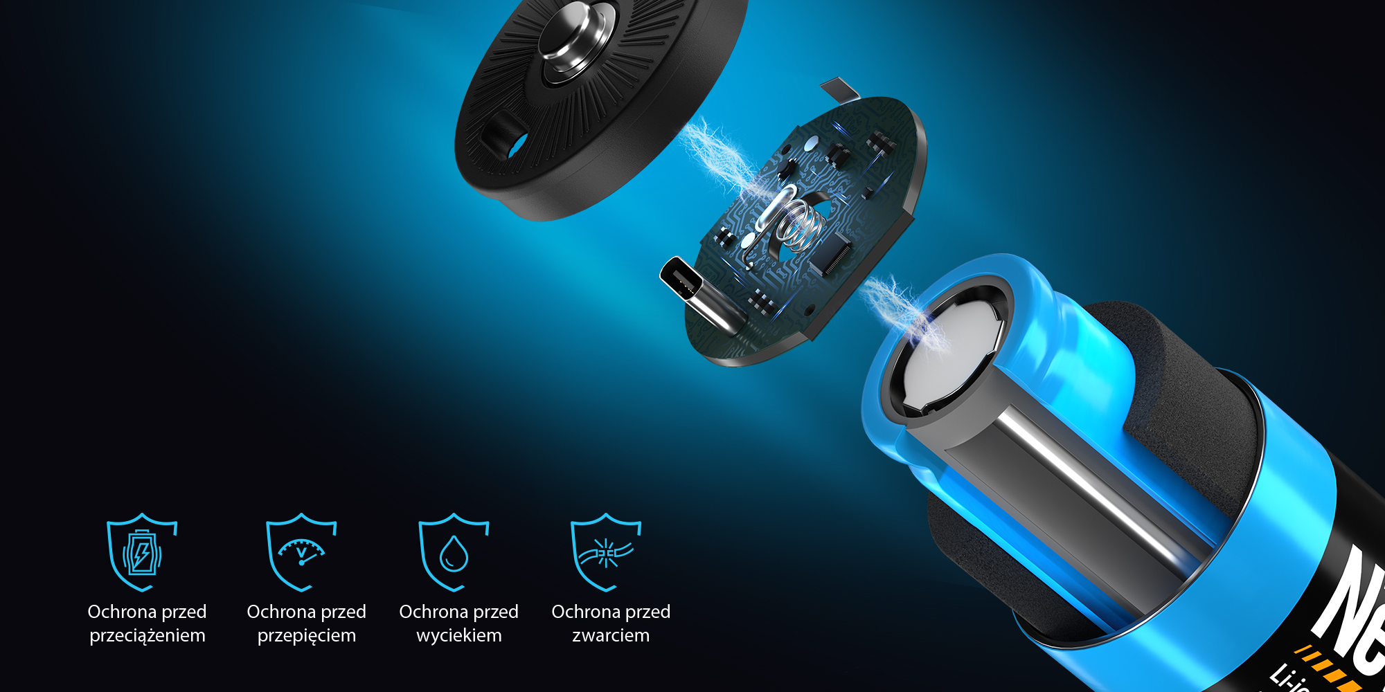 Akumulator Newell D/R20 USB-C 4000 mAh 2 szt. blister